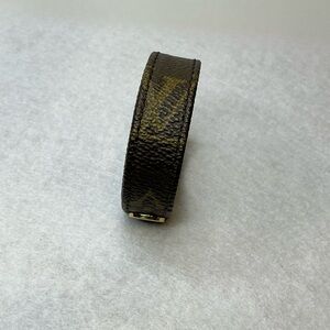 Louis Vuitton Brown Monogram Strap Bracelet